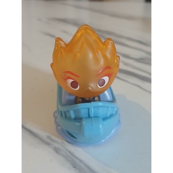 Disney/Pixar Other - Disney/Pixar Elementals Ember On The Wetro Car McDonald's Toy 2023